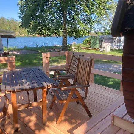 Nr 2 Campingfass Mit Terrasse Und Seeblick Luksusowy namiot *