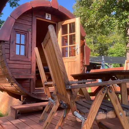 Luxury tent Koberbachtalsperre - Campingfass Mieten *